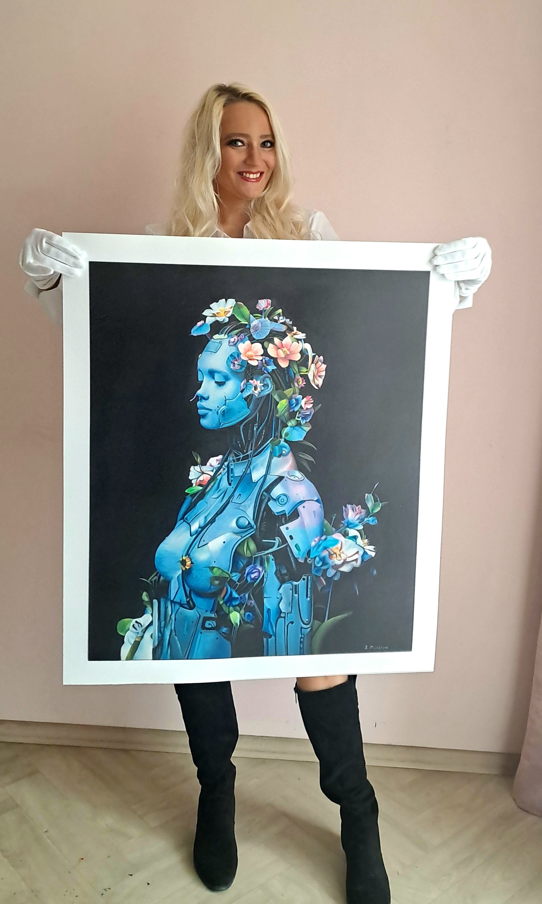 Android Flower- tisk
